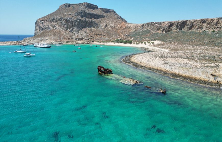 Balos Lagoon and Gramvousa Island Private Boat Trip