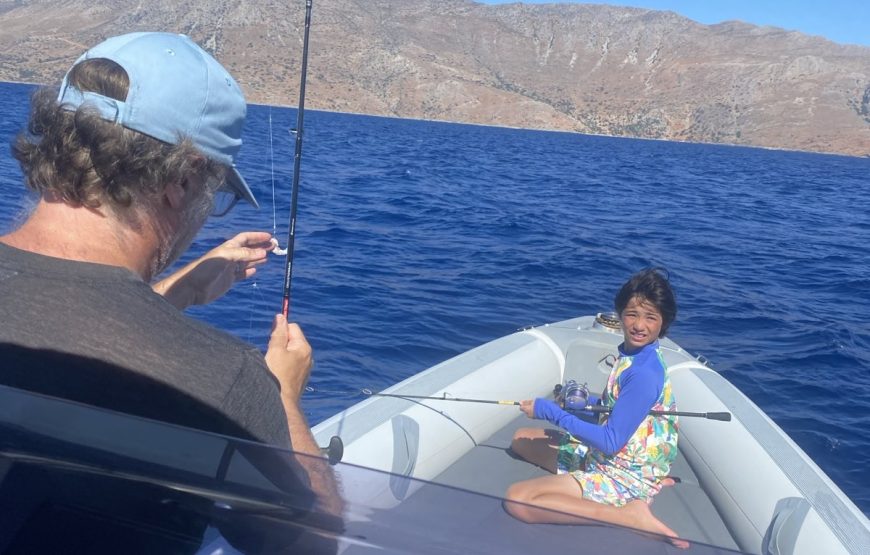 Private Fishing Trip in Kasteli Waters Chania for All Levels