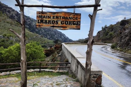 Private Imbros Gorge Hiking with Mountain Guide, Private Transfer & Libyan Sea Swim
